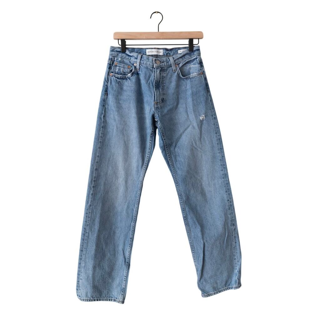 Aritzia Denim Forum The Comfy Low Rise Loose Jean Medium Wash Women's Size 25